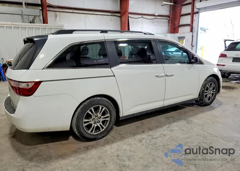 2012 Honda Odyssey Exl из США, поврежденный, VIN 5FNRL5H60CB008500